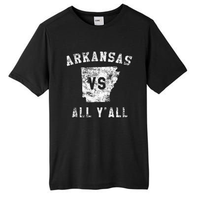 Arkansas Vs All Yall For YAll Tall Fusion ChromaSoft Performance T-Shirt