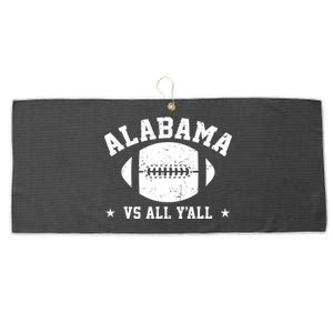 Alabama Vs All Yall Alabama State Large Microfiber Waffle Golf Towel