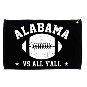 Alabama Vs All Yall Alabama State Grommeted Golf Towel