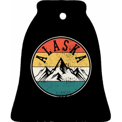 Alaska Vintage Ceramic Bell Ornament