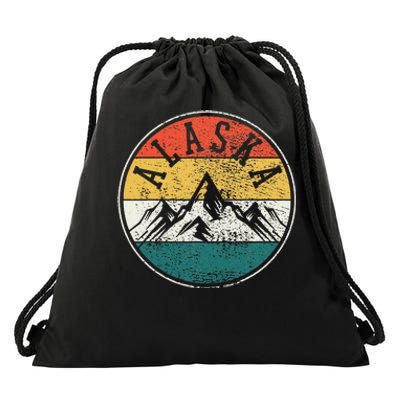 Alaska Vintage Drawstring Bag