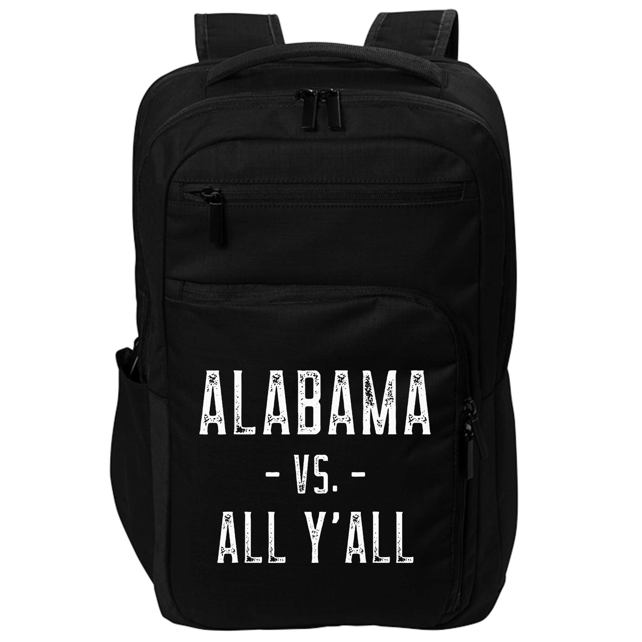 Alabama Vs. All Y’all Sports Weathered Vintage Southern Impact Tech Backpack
