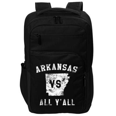 Arkansas Vs All Yall For Yall Men Women Kids Impact Tech Backpack