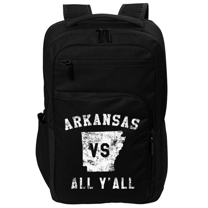 Arkansas Vs All Yall For Yall Men Women Kids Impact Tech Backpack