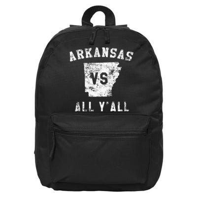 Arkansas Vs All Yall For Yall Men Women Kids 16 in Basic Backpack