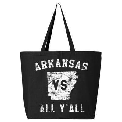 Arkansas Vs All Yall For Yall Men Women Kids 25L Jumbo Tote