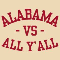 Alabama Vs All Y’All Sports Vintage Southern Bag