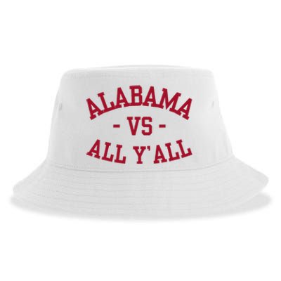 Alabama Vs All Y’All Sports Vintage Southern Sustainable Bucket Hat