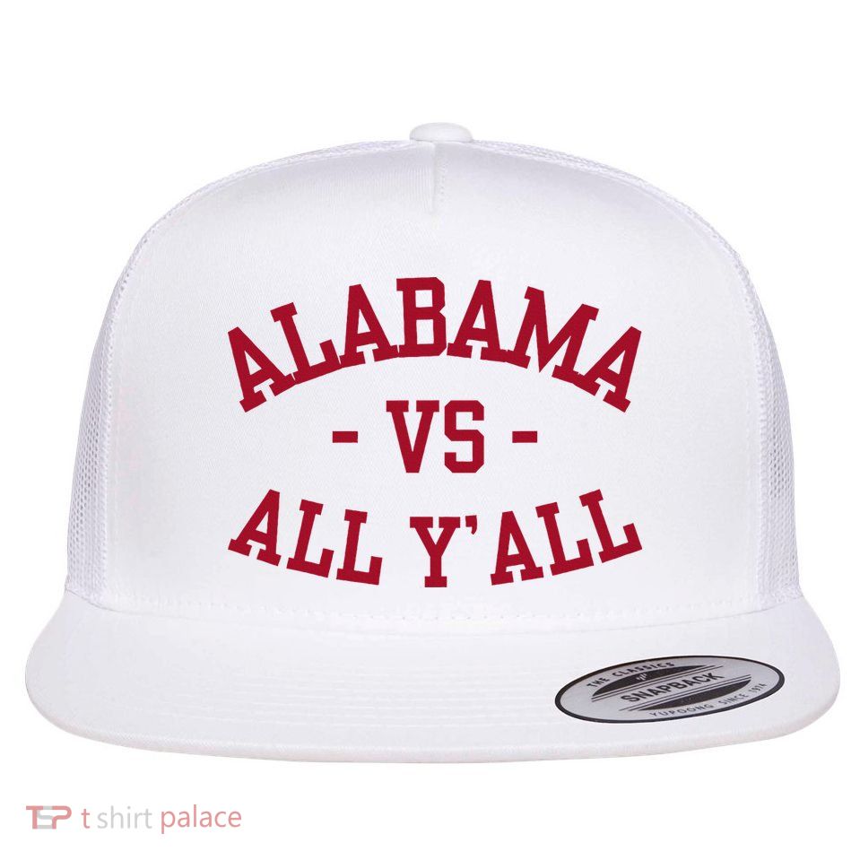 Alabama Vs All Y’All Sports Vintage Southern Flatbill Hat