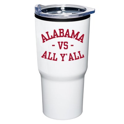 Alabama Vs All Y’All Sports Vintage Southern Tumbler
