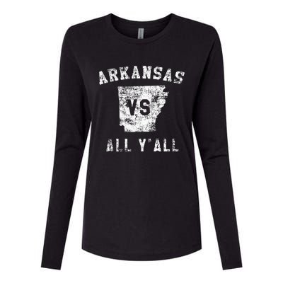 Arkansas Vs All Yall For Yall Womens Cotton Relaxed Long Sleeve T-Shirt