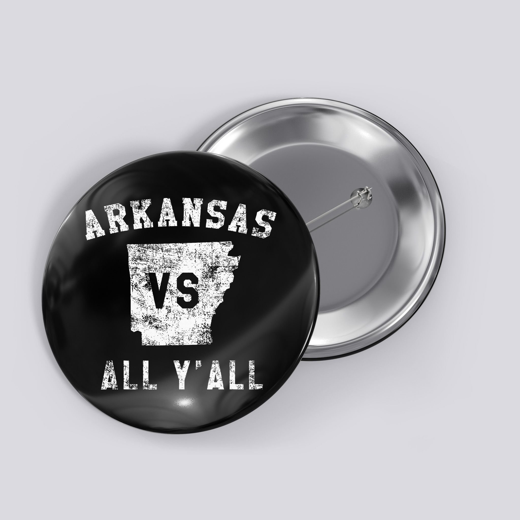 Arkansas Vs All Yall For Yall Button