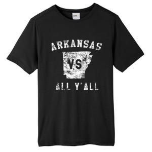 Arkansas Vs All Yall For Yall Tall Fusion ChromaSoft Performance T-Shirt