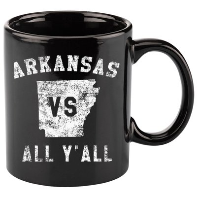 Arkansas Vs All Yall For Yall 11oz C Handle Ceramic Mug