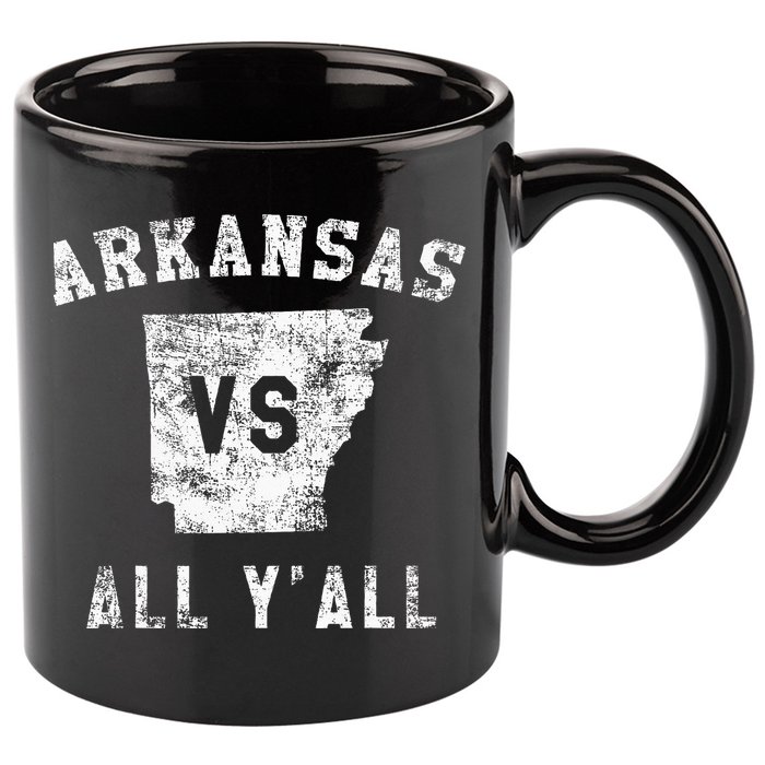 Arkansas Vs All Yall For Yall 11oz C Handle Ceramic Mug