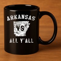 Arkansas Vs All Yall For Yall 11oz C Handle Ceramic Mug
