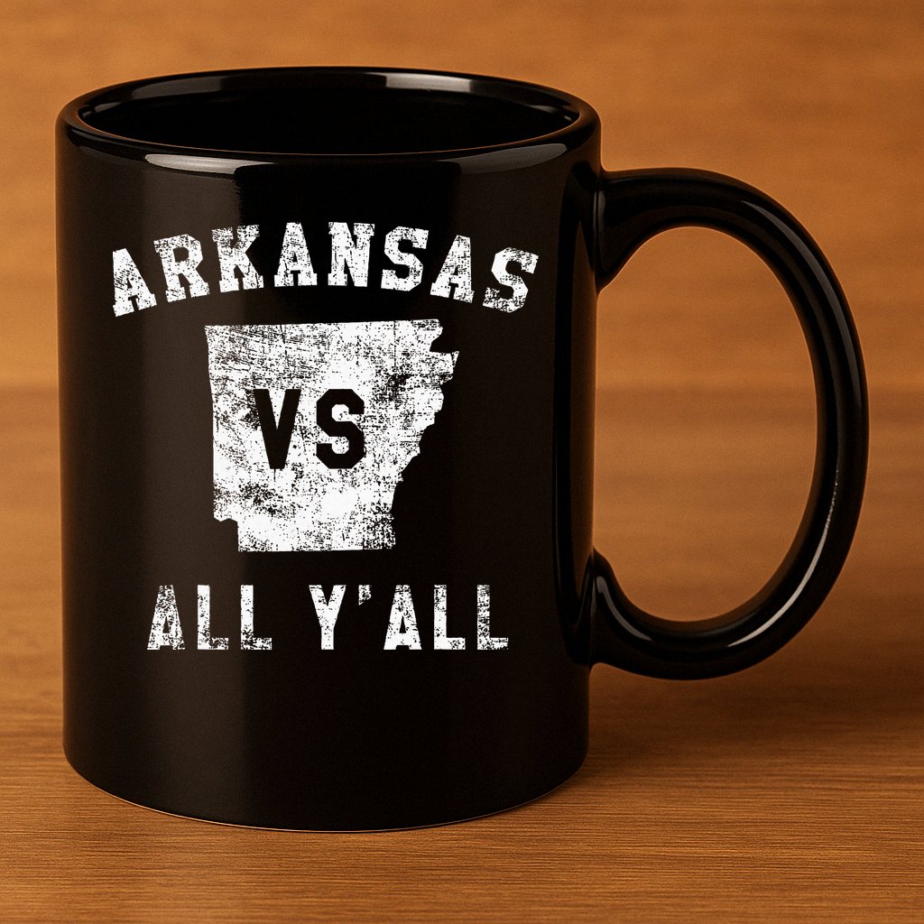 Arkansas Vs All Yall For Yall 11oz C Handle Ceramic Mug
