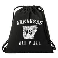 Arkansas Vs All Yall For Yall Drawstring Bag