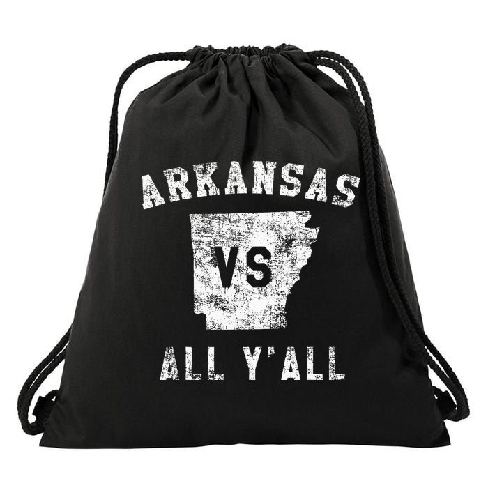 Arkansas Vs All Yall For Yall Drawstring Bag
