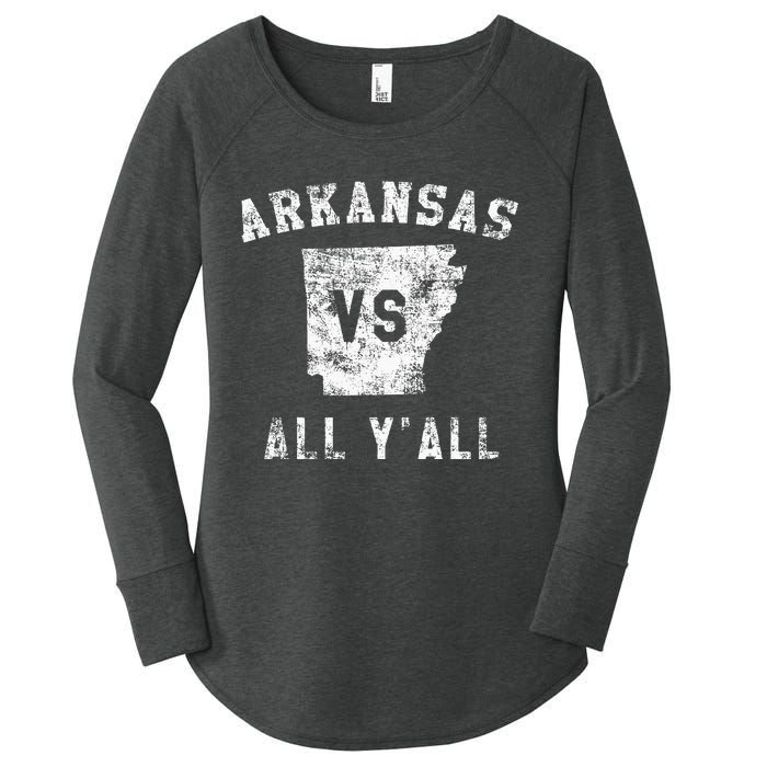 Arkansas Vs All Yall For Yall Women's Perfect Tri Tunic Long Sleeve Shirt