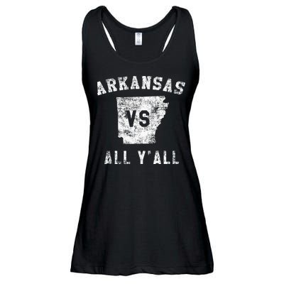 Arkansas Vs All Yall For Yall Ladies Essential Flowy Tank