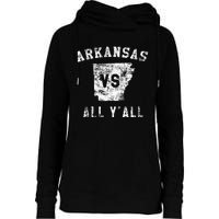 Arkansas Vs All Yall For Yall Womens Funnel Neck Pullover Hood