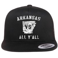 Arkansas Vs All Yall For Yall Flat Bill Trucker Hat