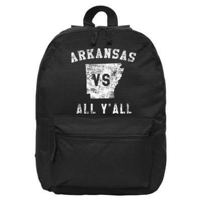 Arkansas Vs All Yall For Yall 16 in Basic Backpack