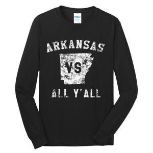 Arkansas Vs All Yall For Yall Tall Long Sleeve T-Shirt