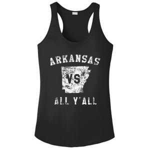 Arkansas Vs All Yall For Yall Ladies PosiCharge Competitor Racerback Tank