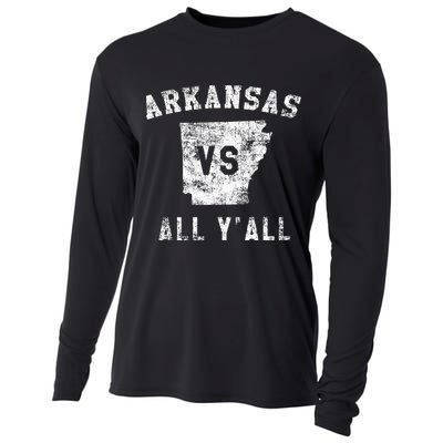 Arkansas Vs All Yall For Yall Cooling Performance Long Sleeve Crew
