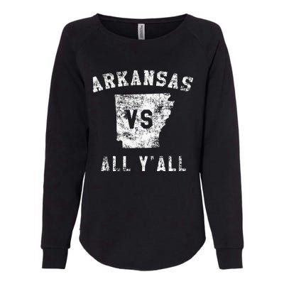 Arkansas Vs All Yall For Yall Womens California Wash Sweatshirt