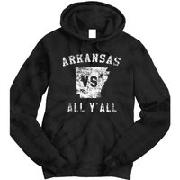 Arkansas Vs All Yall For Yall Tie Dye Hoodie