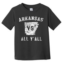 Arkansas Vs All Yall For Yall Toddler T-Shirt