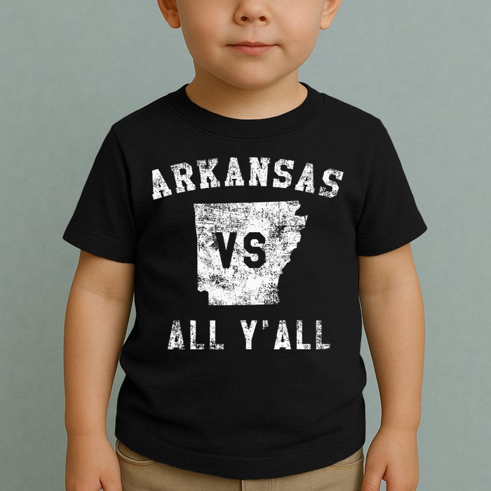 Arkansas Vs All Yall For Yall Toddler T-Shirt