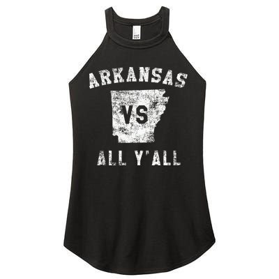 Arkansas Vs All Yall For Yall Women's Perfect Tri Rocker Tank