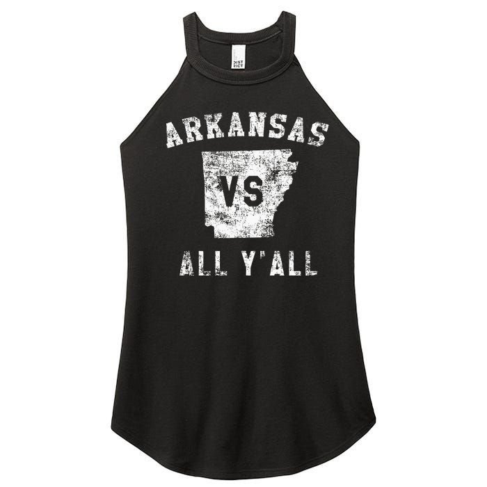 Arkansas Vs All Yall For Yall Women’s Perfect Tri Rocker Tank