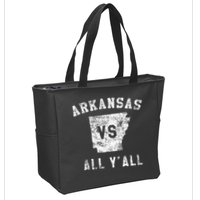 Arkansas Vs All Yall For Yall Zip Tote Bag