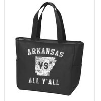 Arkansas Vs All Yall For Yall Zip Tote Bag