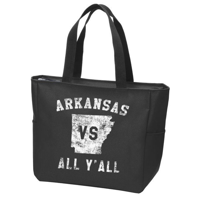 Arkansas Vs All Yall For Yall Zip Tote Bag
