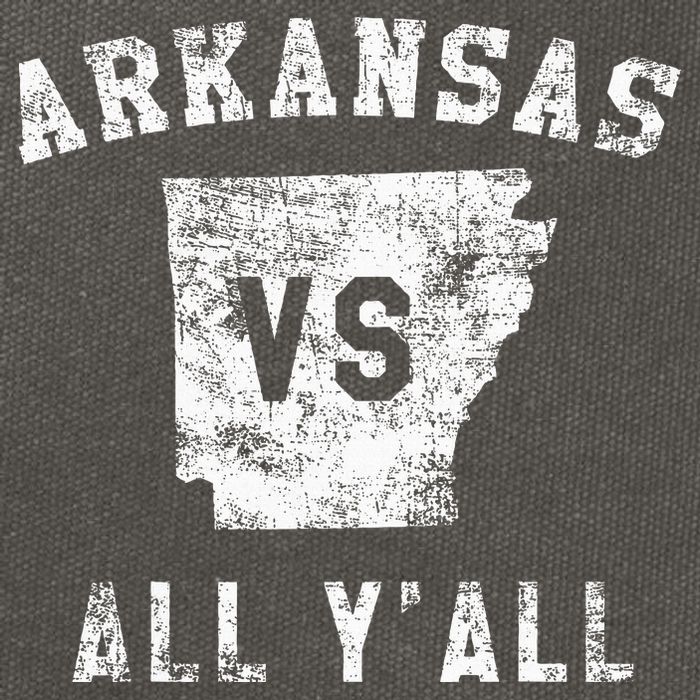 Arkansas Vs All Yall For Yall Cotton Canvas Backpack