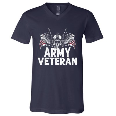 Army Veteran V-Neck T-Shirt