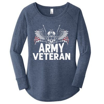 Army Veteran Women's Perfect Tri Tunic Long Sleeve Shirt