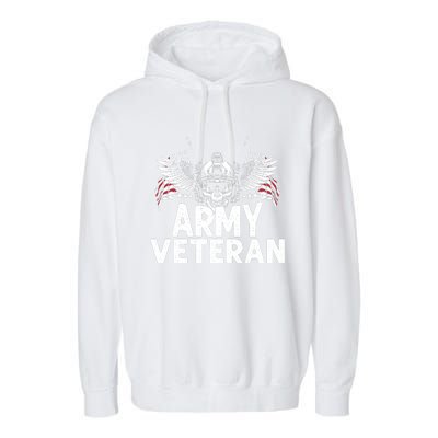 Army Veteran Garment-Dyed Fleece Hoodie