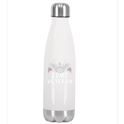 Army Veteran Stainless Steel Insulated Water Bottle