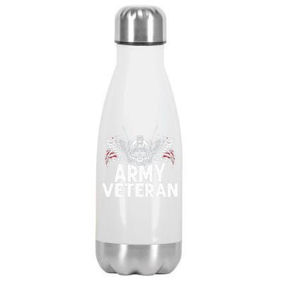 Army Veteran Stainless Steel Insulated Water Bottle