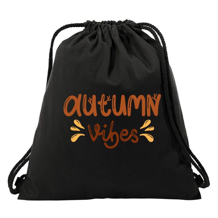 Autumn Vibes Drawstring Bag