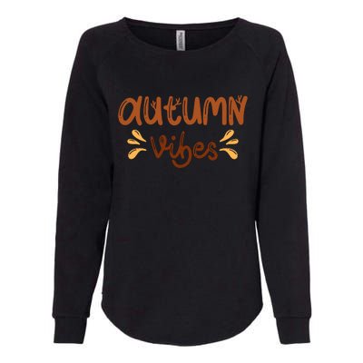 Autumn Vibes Womens California Wash Sweatshirt