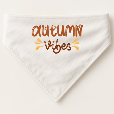 Autumn Vibes USA-Made Doggie Bandana