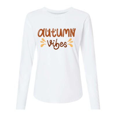 Autumn Vibes Womens Cotton Relaxed Long Sleeve T-Shirt